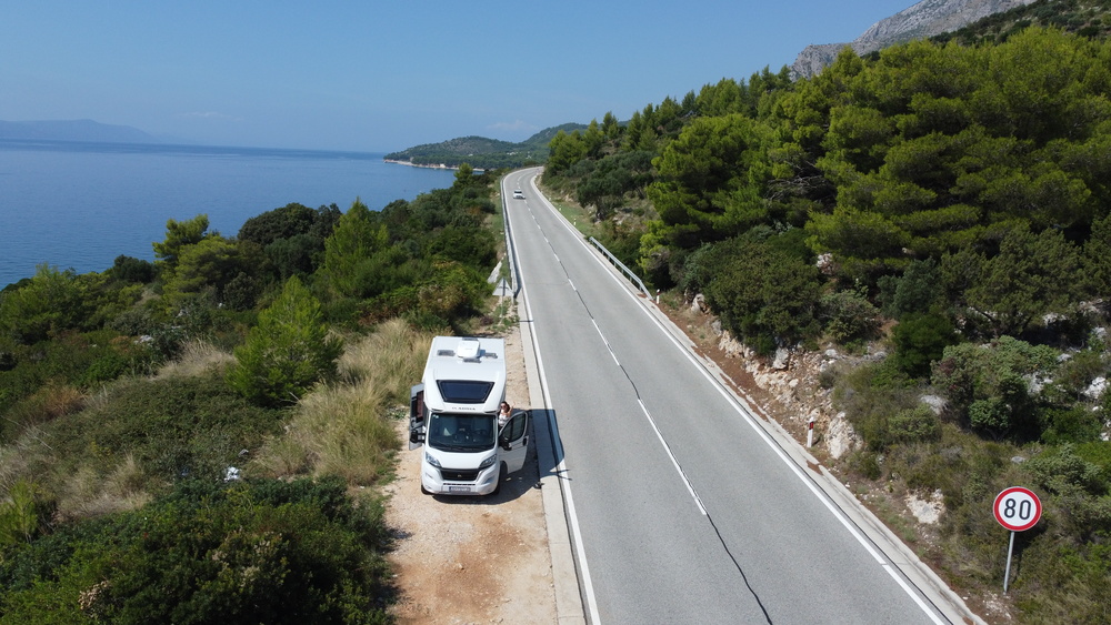 motorhome na Croácia